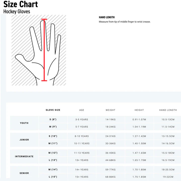 BAUER SUPREME MACH GLOVES SENIOR
